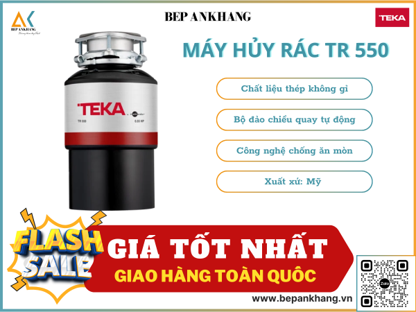 Máy hủy rác Teka TR 550 - Sản xuất Mỹ